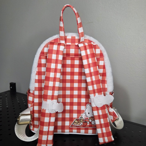 Sanrio X Loungefly Hello Kitty Red Gingham Backpack, NWOT main image 12